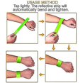 thumbnail image 3 of Arm, Wrist, Leg Reflective Tape 30cm Reflective Tape High Visibility Running Gear, Set Of 4, High Visibility Morning Run, Orange TA, 3 of 5