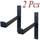 thumbnail image 1 of Shelf Brackets, 2 Pieces 200mm Bracket with Hook Wall Mount Shelf Brackets Wall Bracket Black Metal Bracket with Screws, 1 of 5