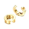 thumbnail image 5 of Yoursfs Gold Clip On Hoop Earrings for Women and Men Stainless Steel Non-Pierced Earrings Fashionable Jewelry Gift, 5 of 5