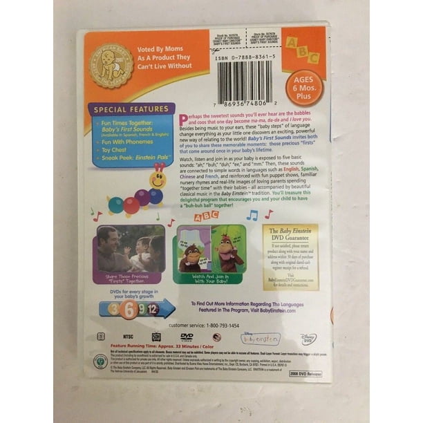 Baby's First Sounds Discoveries for Little Ears (DVD) - Walmart