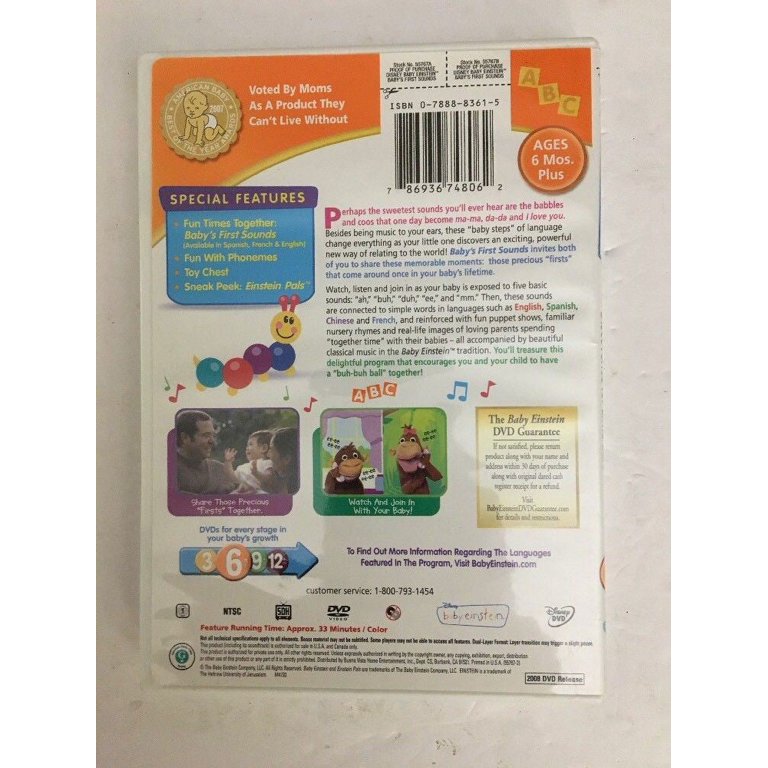 その他 Baby&#39;s First Sounds: Discoveries for Little Ears [DVD] Disney Baby Einstein - Babys First Sounds: Discoveries for