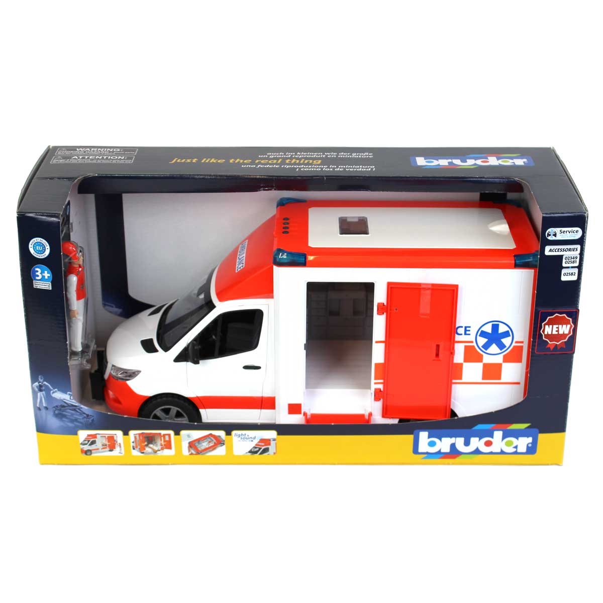 Buy 1 16 Mercedes Benz Sprinter Ambulance With Driver By Bruder 026761 Buy 1 16 Mercedes Benz Sprinter Ambulance With Driver By Bruder 026761