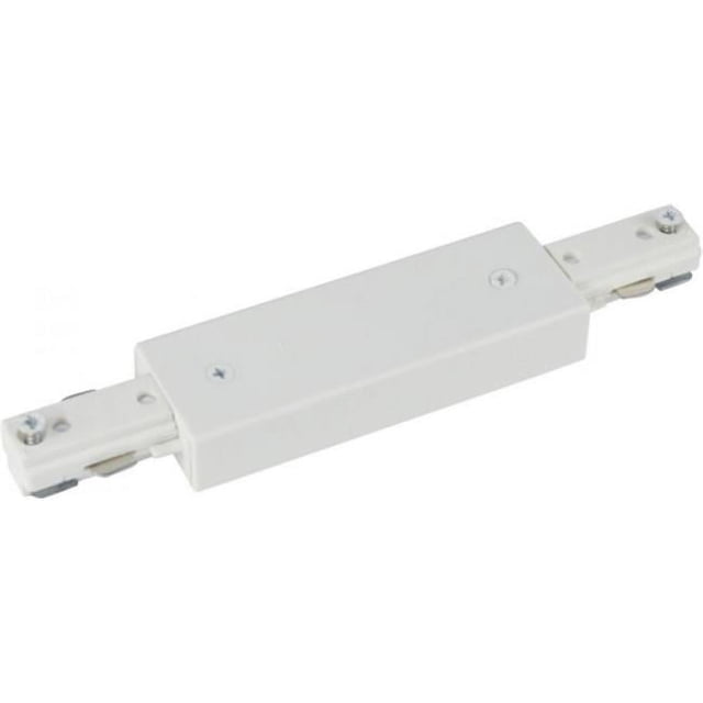 Cal LightingHT-283-WH Connecteur Droit avec Entrée de Courant- Blanc