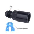 thumbnail image 1 of High Quality Quick Connect AN6 Male to 3/8", 5/16", AN8 Male to 3/8" Quick Disconnect Female EFI Fitting Aluminum~3581, 1 of 1