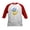 Red/White, variant on CafePress - Ukraine Baseball Jersey - Kids Cotton Baseball Jersey, 3/4 Sleeve Shirt