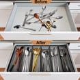 thumbnail image 4 of Organizador de Cajones 6 Piezas, Cubiertos para Cocina, Bandeja y Utensilios, Metálica, 4 of 8