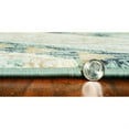 thumbnail image 3 of 8' x 10' Seafoam Winter Hexagon Pattern Indoor Outdoor Area Rug, 3 of 3