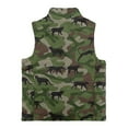 thumbnail image 5 of Uorisanigo Toddler Girls Boys Fleece Vest Fuzzy Sleeveless Full Zipper Cheetah Leopard Camouflage Jacket Warm Outwear with Pockets Fall Winter Fashion Soft Comfy Tops 2-12 Years, 5 of 7