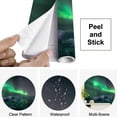 thumbnail image 4 of Peel and Stick Wallpaper Incredible Borealis activity above coast Iceland Modern Art Wall Mural Decor Self Adhesive and Removable 69in x 98in, 4 of 8