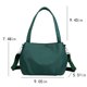 thumbnail image 3 of Bolsa de mensajero de nailon impermeable de gran capacidad | Bolsa de hombro de 15-20 L para gimnasio, viajes, para hombre y mujer | Compatible con portátiles para la escuela, el trabajo, el fitness, 3 of 7