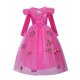 thumbnail image 3 of Vestido de la Bella Durmiente Aurora para niñas, manga larga, hombros descubiertos, bata de encaje, hermoso regalo de Navidad para niños, elegantes trajes de fiesta de princesa, 3 of 4