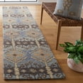 thumbnail image 2 of SAFAVIEH Aspen Noweel Geometric Wool Runner Rug, Light Blue/Cream, 2'3" x 5', 2 of 5