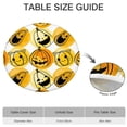 thumbnail image 6 of Halloween Themed Elastic Hem Round Table Cover - 44 Inch Fitted Tablecloth for Kitchen Dining Party, Durable Polyester, 6 of 6