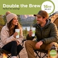 thumbnail image 7 of Copco Acadia Travel Mug Set of 2 - 16 oz, Insulated Reusable Coffee Tumblers with Double-Walled Plastic & Temperature Retention, Leak-Proof Lids for Hot & Cold Drinks - Dishwasher Safe (Green), 7 of 7
