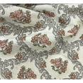 thumbnail image 2 of Decora Furnishings Vintage Damask Design Premium Chenille Jacquard Fabric for Upholstery, Craft - Width 54 inches - Fabric by The Yard (Beige), 2 of 2
