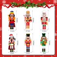 Civaner 24 Sets Nutcracker Christmas Stickers Nutcracker Ornaments for