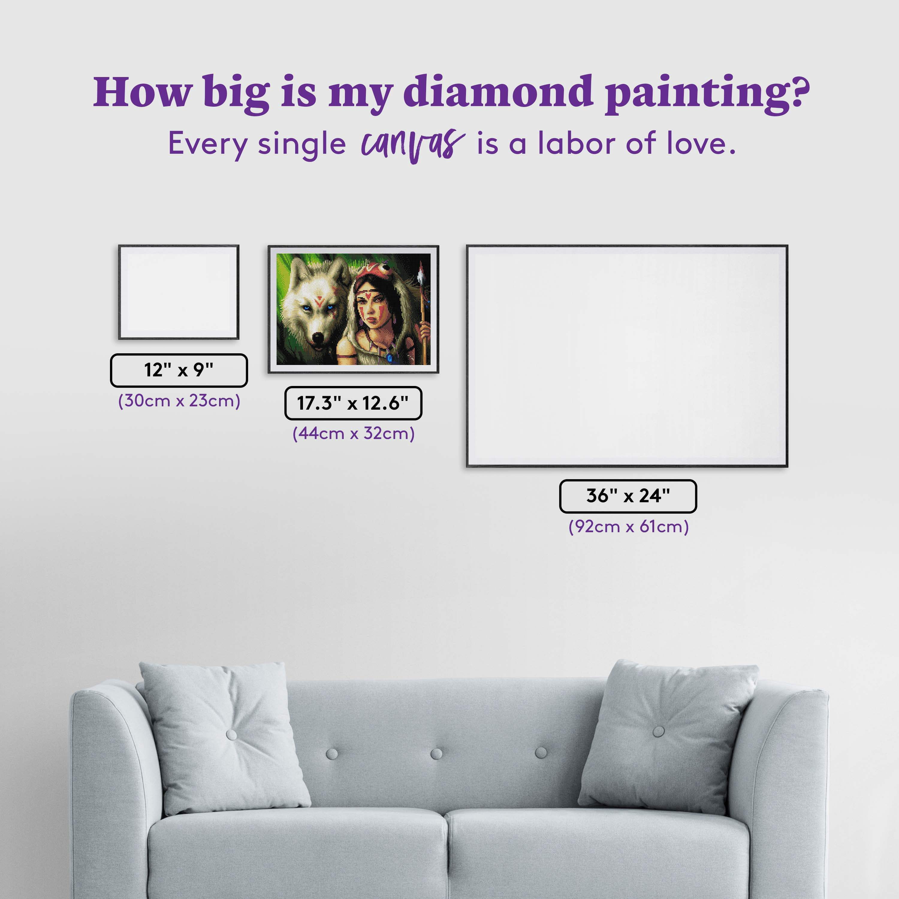 DIAMOND ART CLUB Princess Mononoke Diamond Painting Kit