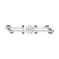 thumbnail image 3 of Pedales para bicicleta BMX 1/2 aluminio plata plateado, 3 of 5
