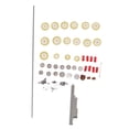 thumbnail image 1 of Kit de réparation de flûte, tampons, outils d'entretien, pièces et accessoires pour instruments de musique, 1 of 4