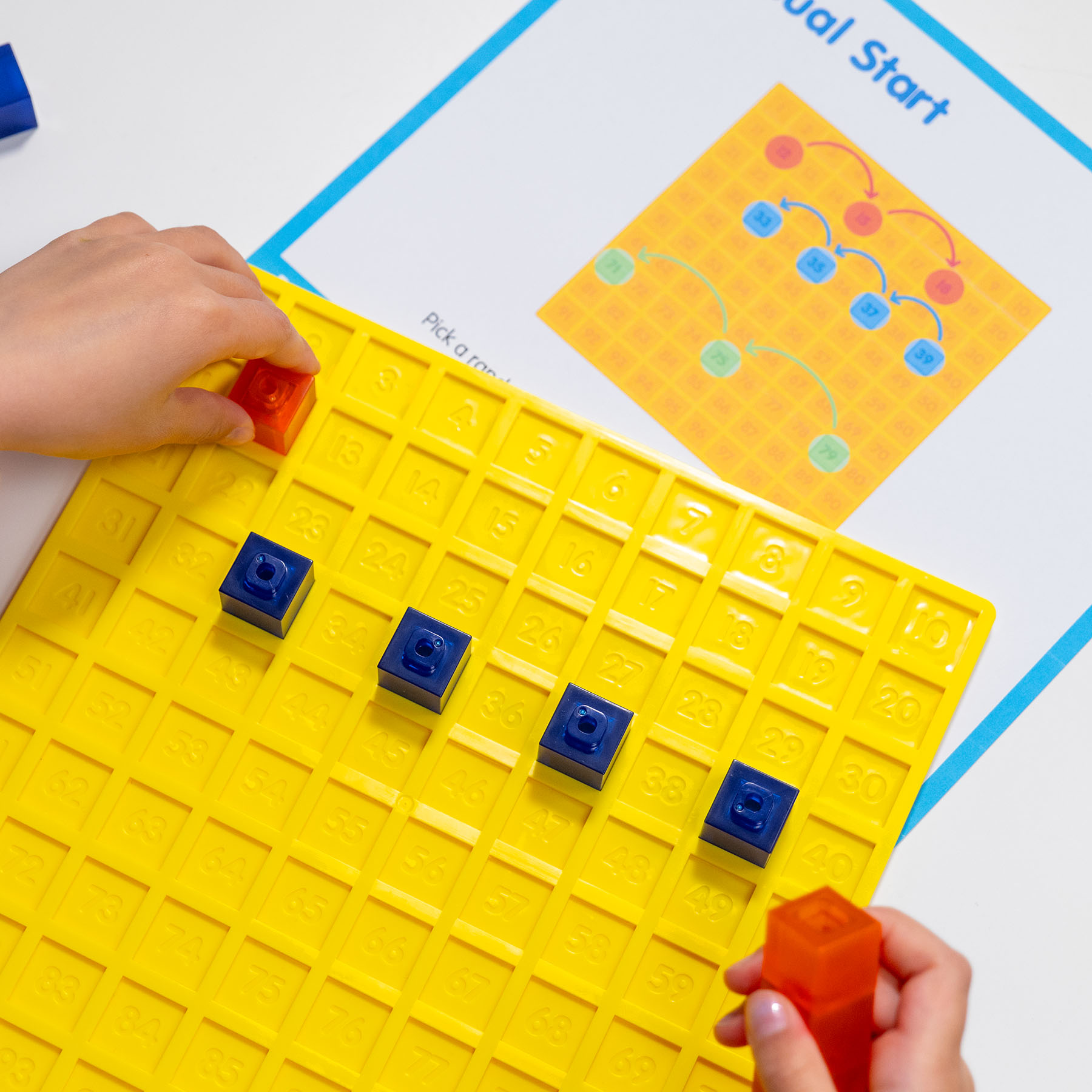 Junior Learning Mathcubes - Hundreds Board