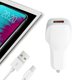 thumbnail image 5 of Cargador de coche rápido USB 3,0 portátil de 12-24V para teléfono, cámara, tableta, práctico accesorio para automóvil, color blanco, 5 of 5