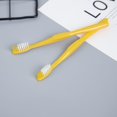 thumbnail image 4 of 10PCS Yellow Individually Wrapped Disposable Travel Toothbrushes, 4 of 8