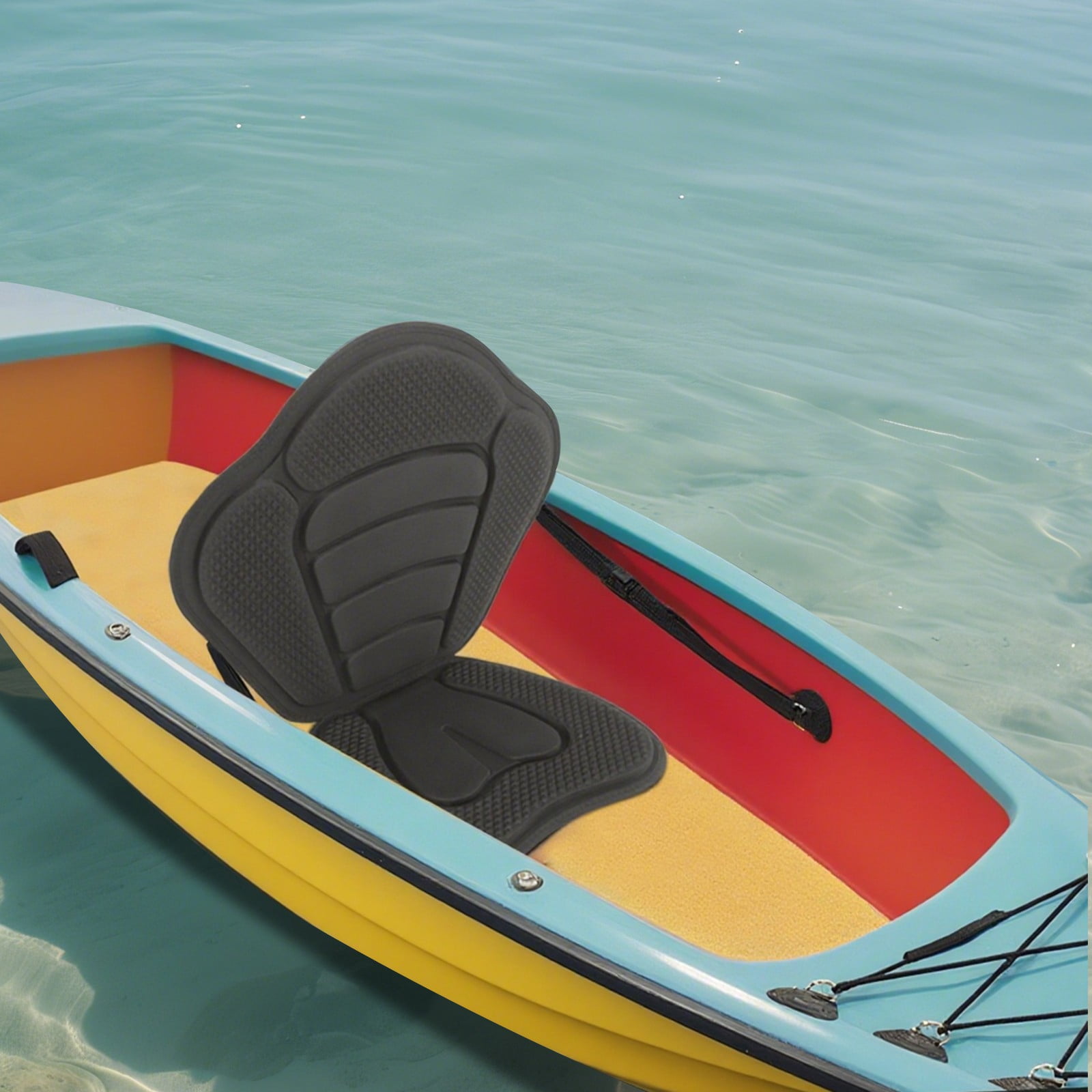 Kayak Seat, Thicken Seat Cushion for Kayak, Adjustable Boat Seat, suitable for kayaks, canoes, paddleboards, fishing boats, and inflatable boats