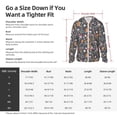thumbnail image 5 of Kdxio Wildflowers Print Women Men Sun Protection UPF 50+ Jackets Zip Up Long Sleeve Hoodie Hiking Lightweight with Pockets, 5 of 7