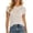White, variant on Summer Tops for Women Solid Lightweight Comfort Fit Breathable Crop Tank Tops for Women,Light Blue,M