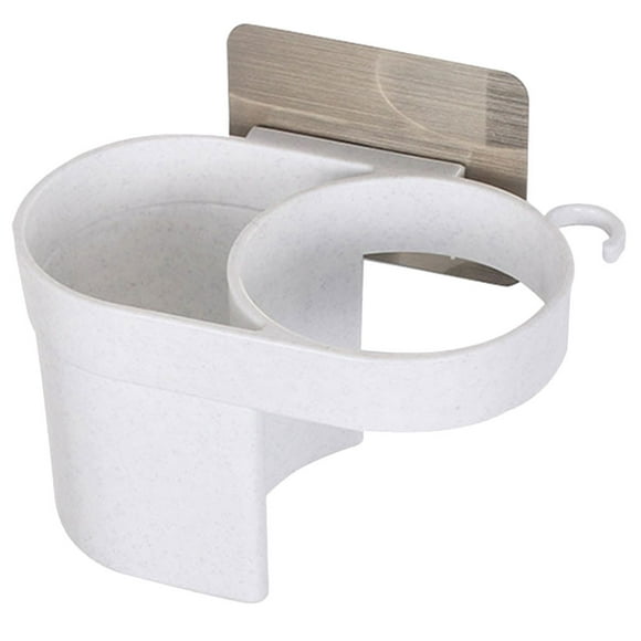 Organizador de soporte para secador de pelo de baño, soporte de pared para almacenamiento de soplador de pelo