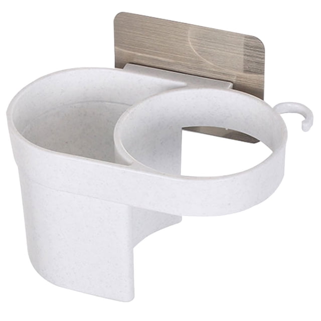 Organizador de soporte para secador de pelo de baño, soporte de pared para almacenamiento de soplador de pelo