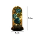 thumbnail image 3 of LSLJS Artificial Immortal Flowers Valentines Day Gifts, Realistic Plastic Rose Flowers in Glass Dome with LED Lights Glowing Eternal Floral Ornaments Romantic Love Decorations for Women Girls Wedding, 3 of 7