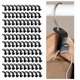 thumbnail image 1 of (Black)100 Pieces Hanger Connection Hook, Mini Cascading Hangers Organizer for Wardrobe Great for saving space in your dressing room, 1 of 5