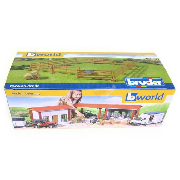 Bruder 62604 Horse Pasture Fence - Brown