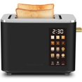thumbnail image 1 of SEEDEEM Touch Control Screen Toaster, Smart Stainless Toaster, 6 Shade Setting, 6 Bread Selection, Countdown, Removable Crumb Tray, 900W, Black, 1 of 7