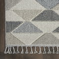 thumbnail image 5 of Nourison Elwood Modern Geometric Grey/Charcoal 2'2" x 8'2" Area Rug, (2' x 8'), 5 of 8