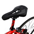 thumbnail image 1 of Sillín de bicicleta acolchado Asiento de sillín de bicicleta de carretera Suave transpirable Impermeable Ligero Accesorio para ciclismo - negro Baoblaze Reemplazo del sillín de bicicleta, 1 of 8