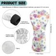 thumbnail image 6 of Yuyamidu Colorful Flowers Golf Club Head Cover, Floral Golf Headcover Driver Headcover Fairway Wood Headcover Hybrid Club Head Cover with Soft Lining, 6 of 7