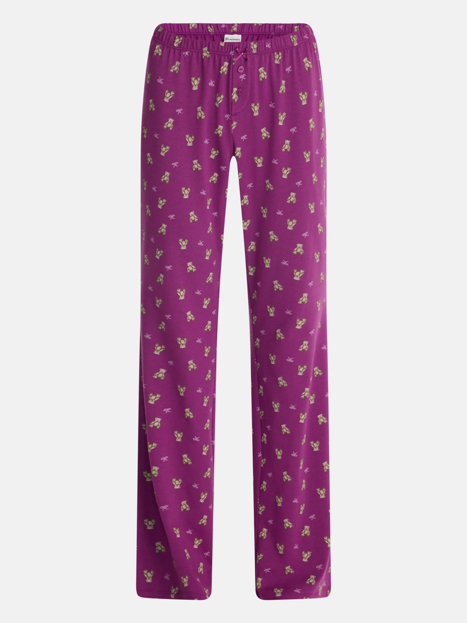 No Boundaries Cloud Core Low Rise Sleep Pants, 31” Inseam, Women's XXS-3X
