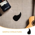 thumbnail image 3 of Raindrops 10Pcs Plastic Black Guitar Pick Guard Protector for Acoustic Guitar Easy Install, 3 of 8