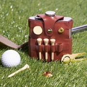 True Golfer's Liquor Flask for Men and Women with Accessories and Case, 6oz