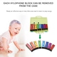 thumbnail image 3 of Xylophone,Resonator Bells With Musical Children Kids Color Metal Plates Bells With Percussion Plates Resonator Bells 8-note Removable Color Metal Plates Resonator Removable Color Metal Mewmewcat, 3 of 6