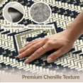 thumbnail image 6 of ODIKA Herringbone Geometric Featuring Interlocking Directional Bands for Small Living Room, Playroom, Bedroom, Easy Care Kids Safe, 6 of 7