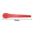 thumbnail image 2 of Lot de 100 Lames en Plastique, Lames de Rechange pour Tondeuse Gardena et Sans Fil, Rouge, 2 of 5