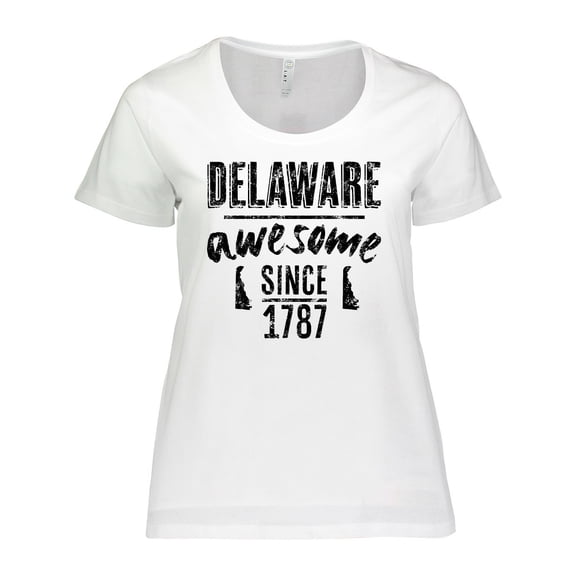 Inktastic Delaware Awesome Since 1787 Women's Plus Size T-Shirt