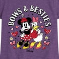thumbnail image 3 of Disney - Bows And Besties - Toddler & Youth Girls Short Sleeve Graphic T-Shirt, 3 of 5