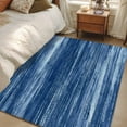 thumbnail image 4 of 3'x5' Area Rugs, Navy Blue Indoor Outdoor Area Rug for Living Room Bedroom, Vintage Modern Abstract Art Ombre Washable Bathroom Rugs Kitchen Floor Carpet Mats Home Decor Aesthetic, 4 of 8