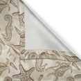 thumbnail image 5 of Ambesonne Beige Grommet Curtain, Exotic Marine Animals, 50" x 120", Beige, 5 of 6