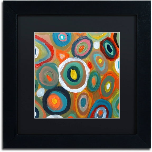 Sylvie Demers 'Carisma' Black Matted Framed Art