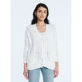 thumbnail image 3 of Scoop Women’s V Neck Sweater Cardigan, Midweight, Sizes XS-4X, 3 of 6